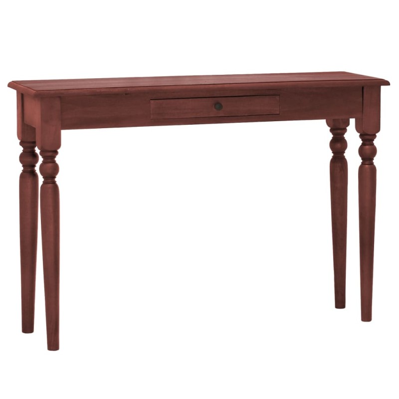 vidaXL Konsolentisch Klassisches Braun 110x30x75cm Massivholz Mahagoni vidaXL Konsolentisch Klassisches Braun 110x30x75cm Massivholz Mahagoni