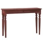 vidaXL Konsolentisch Klassisches Braun 110x30x75cm Massivholz Mahagoni vidaXL Konsolentisch Klassisches Braun 110x30x75cm Massivholz Mahagoni