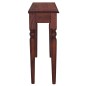 vidaXL Konsolentisch Klassisches Braun 110x30x75cm Massivholz Mahagoni vidaXL Konsolentisch Klassisches Braun 110x30x75cm Massivholz Mahagoni