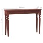 vidaXL Konsolentisch Klassisches Braun 110x30x75cm Massivholz Mahagoni vidaXL Konsolentisch Klassisches Braun 110x30x75cm Massivholz Mahagoni
