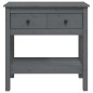 vidaXL Konsolentisch Grau 75x35x75 cm Massivholz Kiefer vidaXL Konsolentisch Grau 75x35x75 cm Massivholz Kiefer