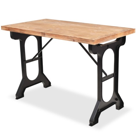 vidaXL Esstisch Tannenholz Massiv 122 x 65 x 82 cm 