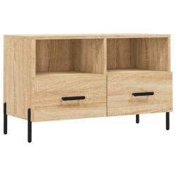 vidaXL TV-Schrank Sonoma-Eiche 80x36x50 cm Holzwerkstoff