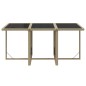 vidaXL 7-tlg. Garten-Essgruppe mit Kissen Poly Rattan Beige vidaXL 7-tlg. Garten-Essgruppe mit Kissen Poly Rattan Beige