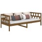 vidaXL Tagesbett Honigbraun Massivholz Kiefer 90x190 cm vidaXL Tagesbett Honigbraun Massivholz Kiefer 90x190 cm