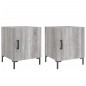 vidaXL Nachttische 2 Stk. Grau Sonoma 40x40x50 cm Holzwerkstoff