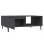 vidaXL Couchtisch Grau 90x60x35 cm Holzwerkstoff vidaXL Couchtisch Grau 90x60x35 cm Holzwerkstoff
