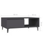 vidaXL Couchtisch Grau 90x60x35 cm Holzwerkstoff vidaXL Couchtisch Grau 90x60x35 cm Holzwerkstoff