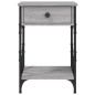 vidaXL Nachttische 2 Stk. Grau Sonoma 40x42x60 cm Holzwerkstoff vidaXL Nachttische 2 Stk. Grau Sonoma 40x42x60 cm Holzwerkstoff