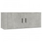 vidaXL 2-tlg. TV-Schrank-Set Betongrau Holzwerkstoff vidaXL 2-tlg. TV-Schrank-Set Betongrau Holzwerkstoff