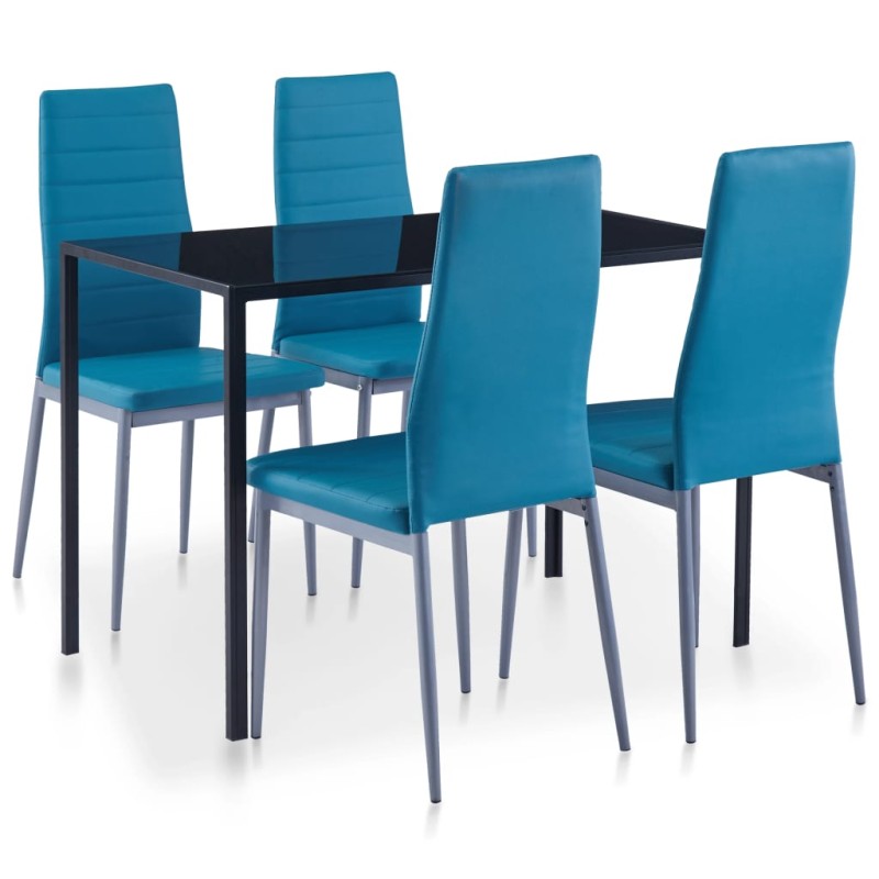 5-tlg. Essgruppe Blau 5-tlg. Essgruppe Blau