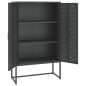 vidaXL Highboard Anthrazit 80x35x135 cm Stahl vidaXL Highboard Anthrazit 80x35x135 cm Stahl