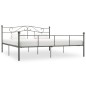 vidaXL Bettgestell Grau Metall 180×200 cm vidaXL Bettgestell Grau Metall 180×200 cm