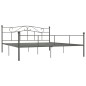 vidaXL Bettgestell Grau Metall 180×200 cm vidaXL Bettgestell Grau Metall 180×200 cm