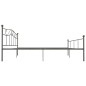 vidaXL Bettgestell Grau Metall 180×200 cm vidaXL Bettgestell Grau Metall 180×200 cm