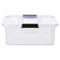 vidaXL Aufbewahrungsboxen mit Deckeln 2 Stk. Transparent 21 L vidaXL Aufbewahrungsboxen mit Deckeln 2 Stk. Transparent 21 L