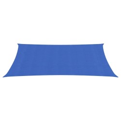 vidaXL Sonnensegel 160 g/m² Blau 2x5 m HDPE