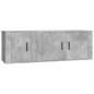 vidaXL 2-tlg. TV-Schrank-Set Betongrau Holzwerkstoff vidaXL 2-tlg. TV-Schrank-Set Betongrau Holzwerkstoff