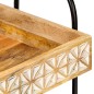 vidaXL Küchenwagen 3-stufig 46x30x76 cm Mango Massivholz vidaXL Küchenwagen 3-stufig 46x30x76 cm Mango Massivholz