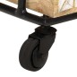 vidaXL Küchenwagen 3-stufig 46x30x76 cm Mango Massivholz vidaXL Küchenwagen 3-stufig 46x30x76 cm Mango Massivholz