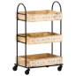 vidaXL Küchenwagen 3-stufig 46x30x76 cm Mango Massivholz vidaXL Küchenwagen 3-stufig 46x30x76 cm Mango Massivholz