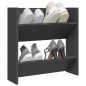 vidaXL Wand-Schuhschrank Grau 60x18x60 cm Holzwerkstoff vidaXL Wand-Schuhschrank Grau 60x18x60 cm Holzwerkstoff