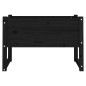 vidaXL Pflanzkübel Schwarz 78x40x52 cm Massivholz Kiefer vidaXL Pflanzkübel Schwarz 78x40x52 cm Massivholz Kiefer