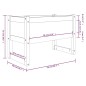 vidaXL Pflanzkübel Schwarz 78x40x52 cm Massivholz Kiefer vidaXL Pflanzkübel Schwarz 78x40x52 cm Massivholz Kiefer