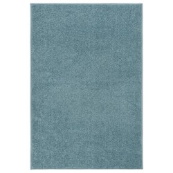 vidaXL Teppich Kurzflor 200x290 cm Blau
