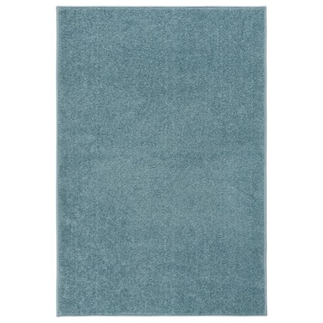vidaXL Teppich Kurzflor 200x290 cm Blau