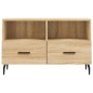 vidaXL TV-Schrank Sonoma-Eiche 80x36x50 cm Holzwerkstoff vidaXL TV-Schrank Sonoma-Eiche 80x36x50 cm Holzwerkstoff