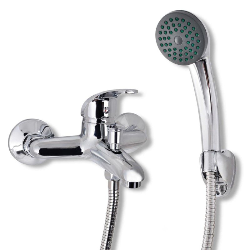 vidaXL Bad Dusche Mischbatterie Set Chrom vidaXL Bad Dusche Mischbatterie Set Chrom