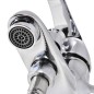 vidaXL Bad Dusche Mischbatterie Set Chrom vidaXL Bad Dusche Mischbatterie Set Chrom