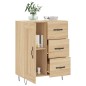 vidaXL Sideboard Sonoma-Eiche 69,5x34x90 cm Holzwerkstoff vidaXL Sideboard Sonoma-Eiche 69,5x34x90 cm Holzwerkstoff