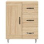 vidaXL Sideboard Sonoma-Eiche 69,5x34x90 cm Holzwerkstoff vidaXL Sideboard Sonoma-Eiche 69,5x34x90 cm Holzwerkstoff