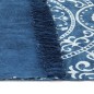 vidaXL Kelim-Teppich Baumwolle 120x180 cm mit Muster Blau vidaXL Kelim-Teppich Baumwolle 120x180 cm mit Muster Blau