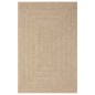 vidaXL Teppich 160x230 cm Jute-Optik Innen und Außen vidaXL Teppich 160x230 cm Jute-Optik Innen und Außen