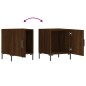vidaXL Nachttische 2 Stk. Braun Eichen-Optik 40x40x50 cm Holzwerkstoff vidaXL Nachttische 2 Stk. Braun Eichen-Optik 40x40x50 cm Holzwerkstoff