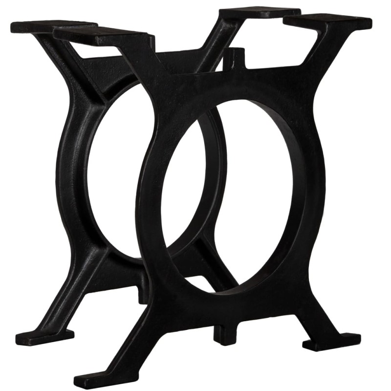 vidaXL Couchtisch-Beine 2 Stk. O-Gestell Gusseisen vidaXL Couchtisch-Beine 2 Stk. O-Gestell Gusseisen