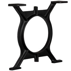 vidaXL Couchtisch-Beine 2 Stk. O-Gestell Gusseisen