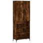 Highboard Räuchereiche 69,5x34x180 cm Holzwerkstoff Highboard Räuchereiche 69,5x34x180 cm Holzwerkstoff