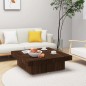 vidaXL Couchtisch Braun Eichen-Optik 90x90x28 cm Holzwerkstoff vidaXL Couchtisch Braun Eichen-Optik 90x90x28 cm Holzwerkstoff