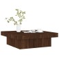 vidaXL Couchtisch Braun Eichen-Optik 90x90x28 cm Holzwerkstoff vidaXL Couchtisch Braun Eichen-Optik 90x90x28 cm Holzwerkstoff