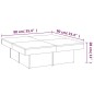 vidaXL Couchtisch Braun Eichen-Optik 90x90x28 cm Holzwerkstoff vidaXL Couchtisch Braun Eichen-Optik 90x90x28 cm Holzwerkstoff