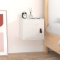 vidaXL Wandschrank Weiß 31,5x30x30 cm Massivholz Kiefer vidaXL Wandschrank Weiß 31,5x30x30 cm Massivholz Kiefer