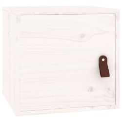 vidaXL Wandschrank Weiß 31,5x30x30 cm Massivholz Kiefer