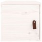 vidaXL Wandschrank Weiß 31,5x30x30 cm Massivholz Kiefer vidaXL Wandschrank Weiß 31,5x30x30 cm Massivholz Kiefer