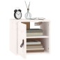 vidaXL Wandschrank Weiß 31,5x30x30 cm Massivholz Kiefer vidaXL Wandschrank Weiß 31,5x30x30 cm Massivholz Kiefer