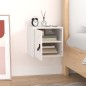 vidaXL Wandschrank Weiß 31,5x30x30 cm Massivholz Kiefer vidaXL Wandschrank Weiß 31,5x30x30 cm Massivholz Kiefer