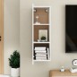 vidaXL TV-Schrank Weiß 30,5x30x90 cm Holzwerkstoff vidaXL TV-Schrank Weiß 30,5x30x90 cm Holzwerkstoff